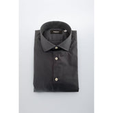 Baldinini Trend Gray Cotton Shirt